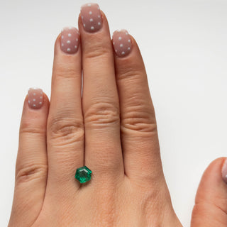 Natural green emerald