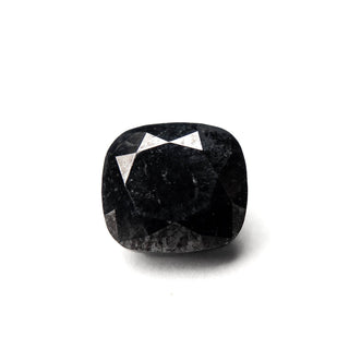 Black cushion diamond