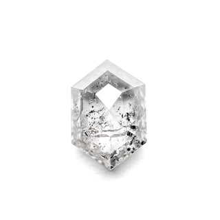 Icy salt and pepper hexagon diamond