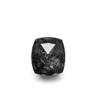 Black cushion diamond