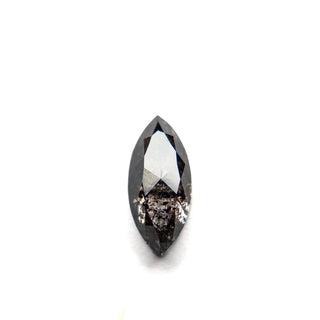 Salt and pepper marquise diamond