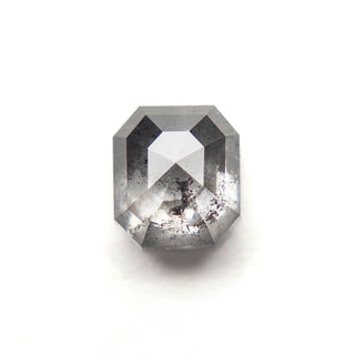 1.07 Carat Salt and Pepper Rose Cut Asscher Diamond