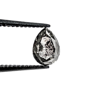 Salt and pepper pear diamond