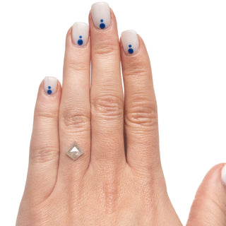 Icy white diamond