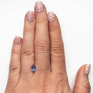 1.30 Carat Lavender Step Cut Kite Ceylon Sapphire