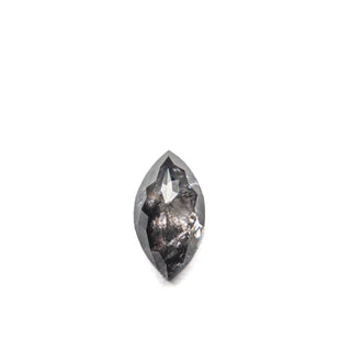 Salt and pepper marquise diamond