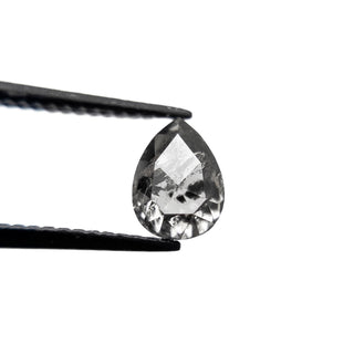 Salt and pepper pear diamond