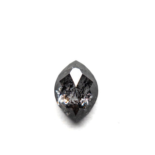 Black speckled marquise diamond
