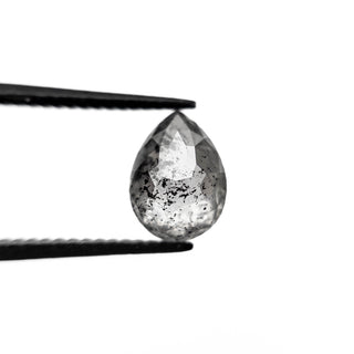 Black speckled pear diamond