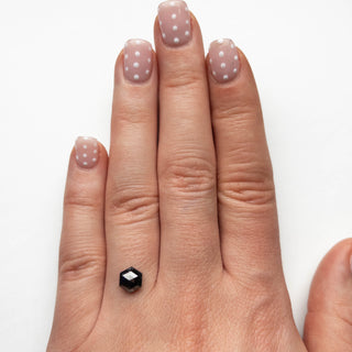 Black hexagon diamond