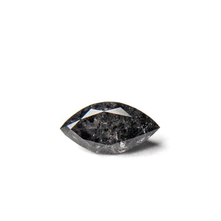 Black salt and pepper marquise diamond