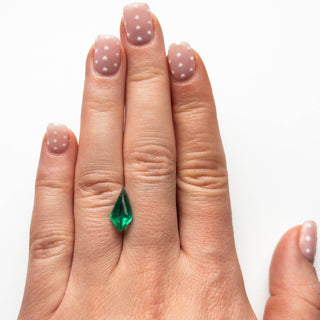 Natural green emerald