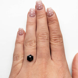 Black hexagon diamond