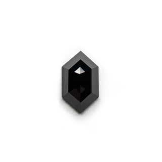 Black elongated hexagon diamond