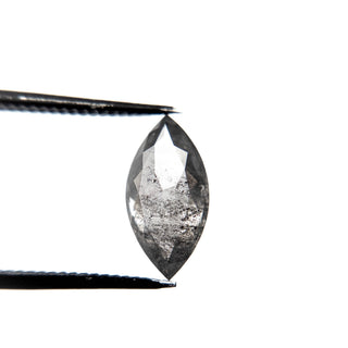 Salt and pepper marquise diamond