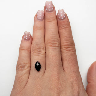 Black marquise diamond