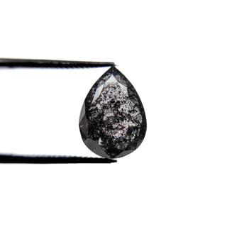 Black speckled pear diamond