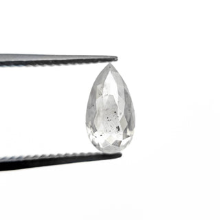 Salt and pepper pear diamond