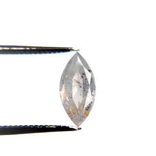 Icy salt and pepper marquise diamond