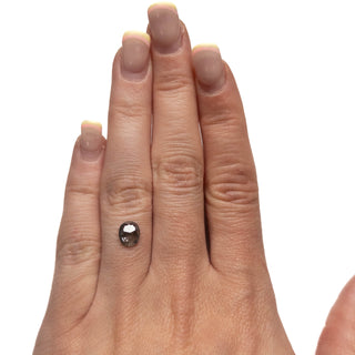 Round salt and pepper diamond