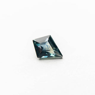 Natural teal kite sapphire