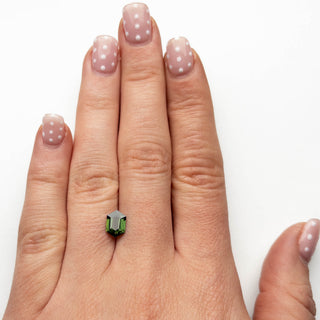 Green hexagon sapphire