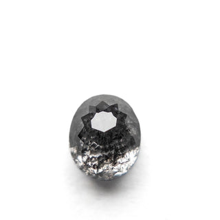 Black oval diamond
