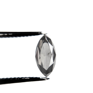 Salt and pepper marquise diamond