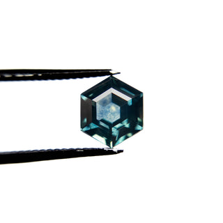 Natural teal sapphire