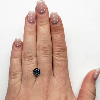 Natural hexagon sapphire