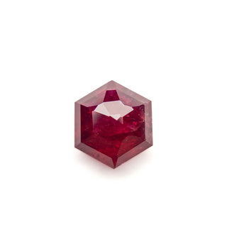 Red ruby hexagon