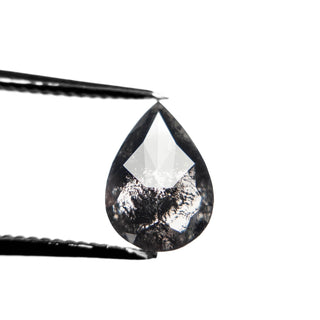 Salt and pepper pear diamond