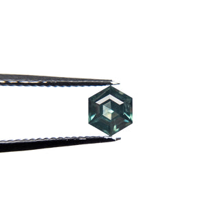 Natural teal sapphire