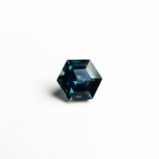 Teal hexagon sapphire
