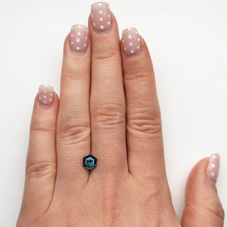 Blue hexagon sapphire