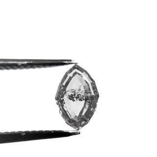 Salt and pepper marquise diamond