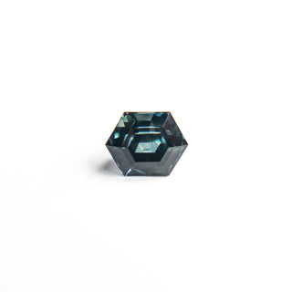 Teal hexagon sapphire