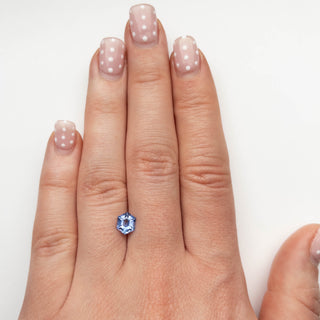 Lavender hexagon sapphire