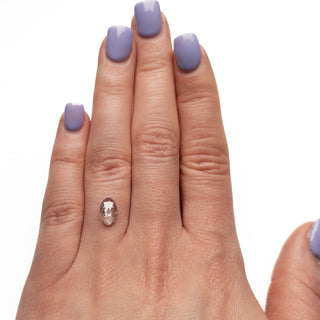 White oval diamond