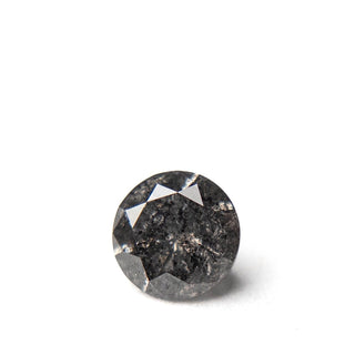 Salt and pepper round diamond