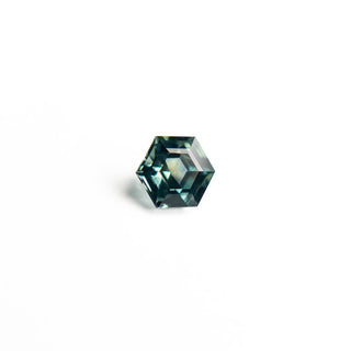 Teal green sapphire