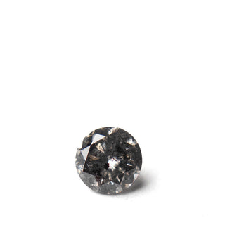 Salt and pepper round diamond