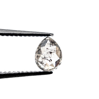 Salt and pepper pear diamond