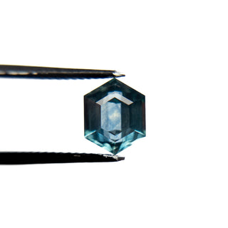 Teal blue sapphire