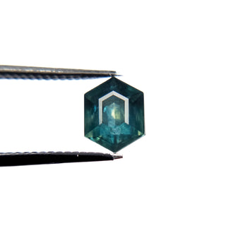Natural teal sapphire