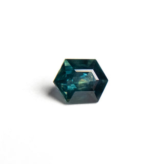 Teal hexagon sapphire