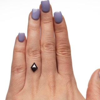 Black salt and pepper kite diamond