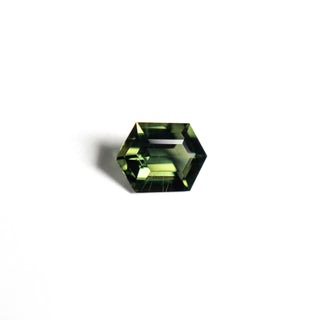 Green hexagon sapphire