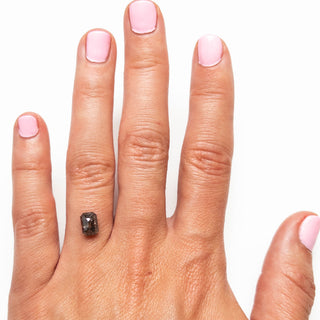 Black speckled diamond