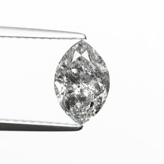 salt and pepper marquise diamond